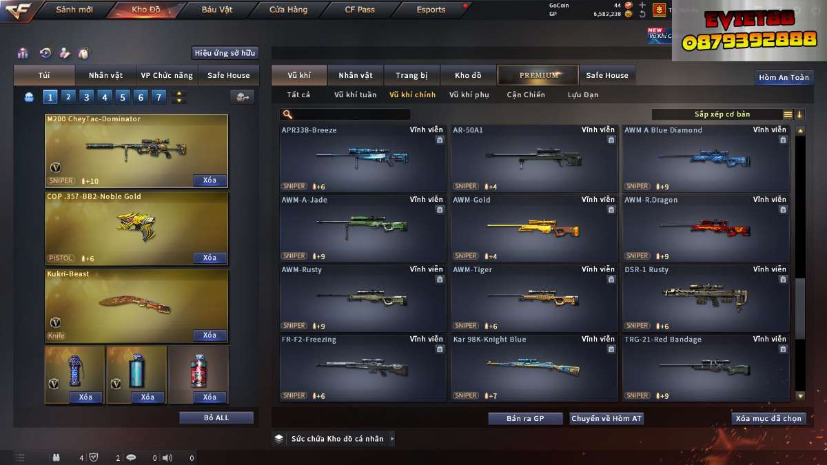 shop acc cf uy tin gia re
